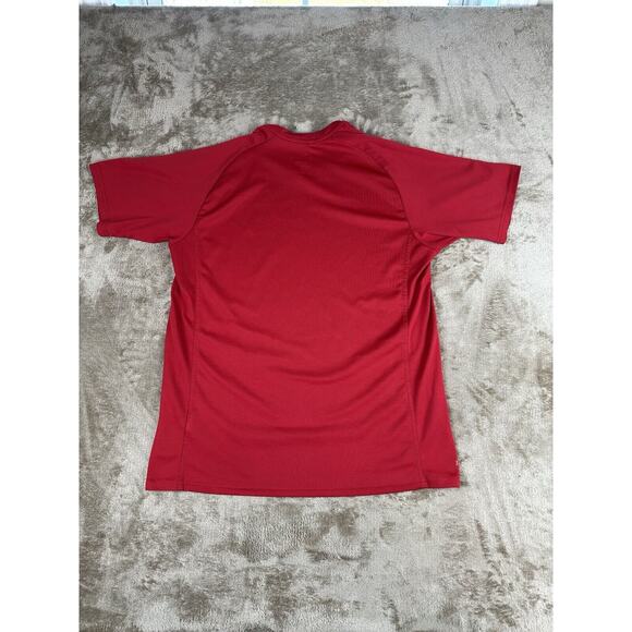 Nike Dri-Fit Athletic T-Shirt Adults Size Medium Short Sleeve Red - Picture 6 of 9